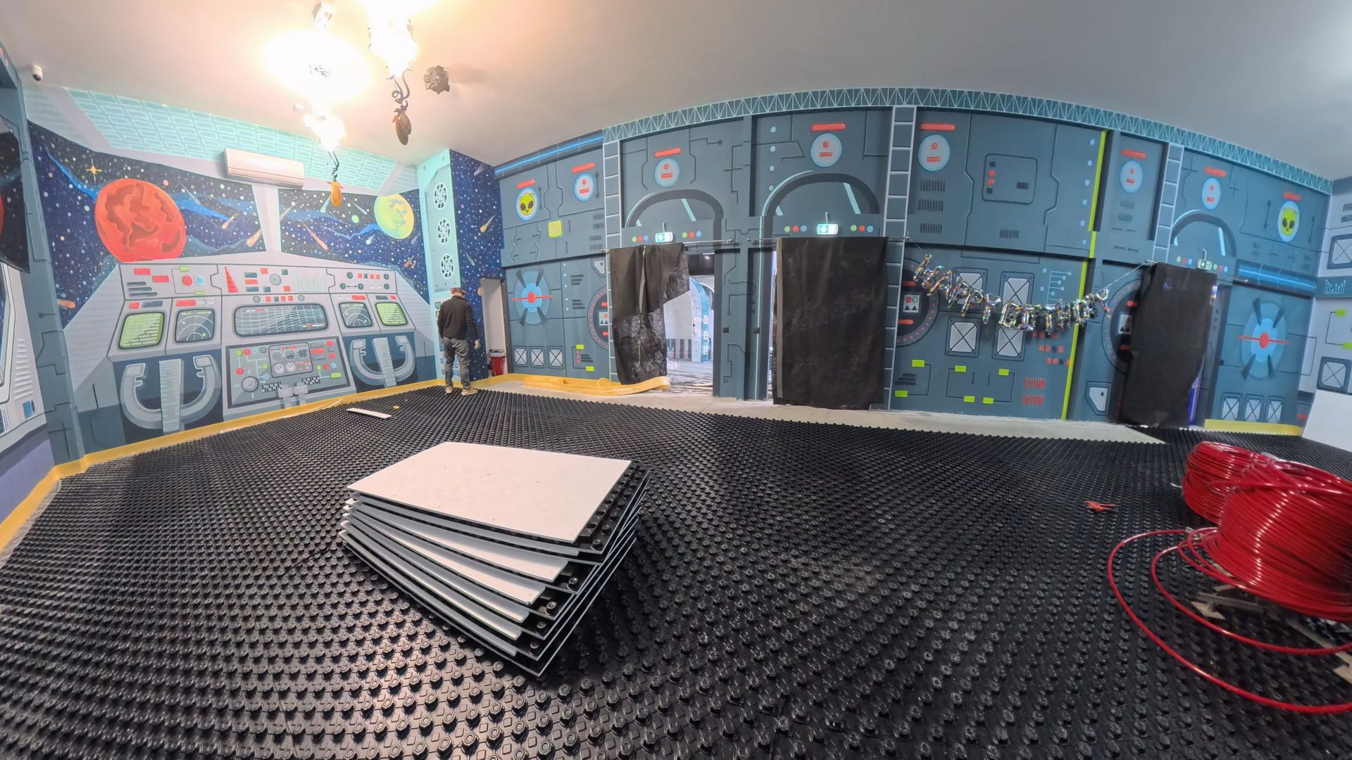 Încălzire în pardoseală pentru o casă din zona Iași