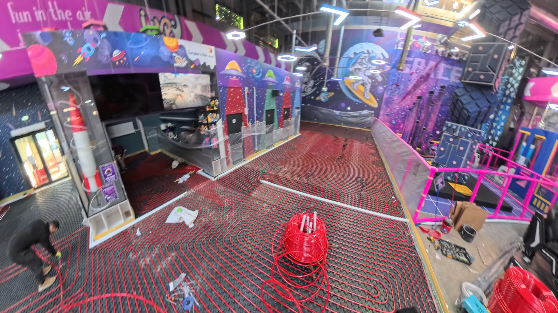 Încălzire în pardoseală - vedere generală