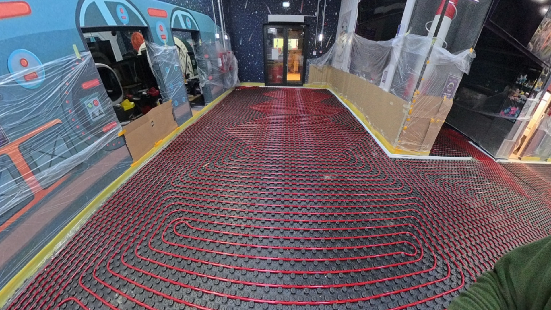 Încălzire în pardoseală - vedere generală