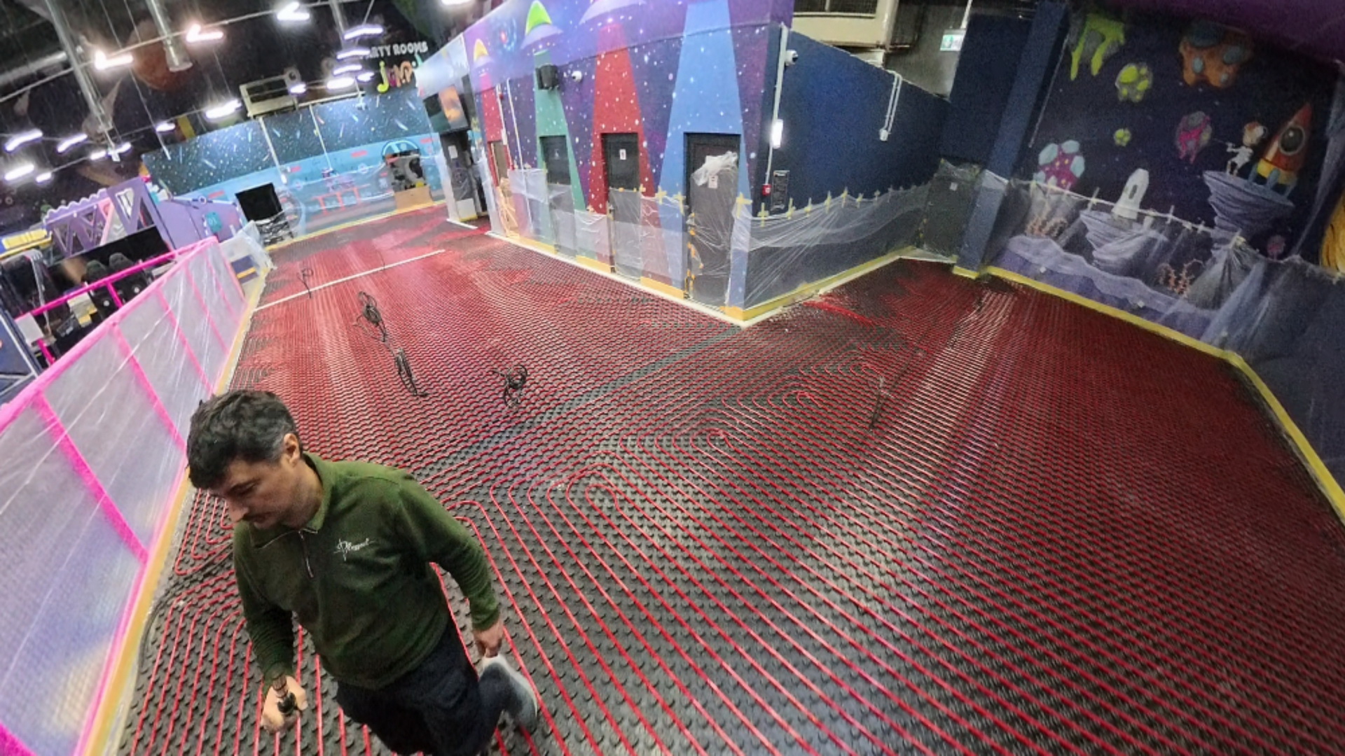 Încălzire în pardoseală - vedere generală