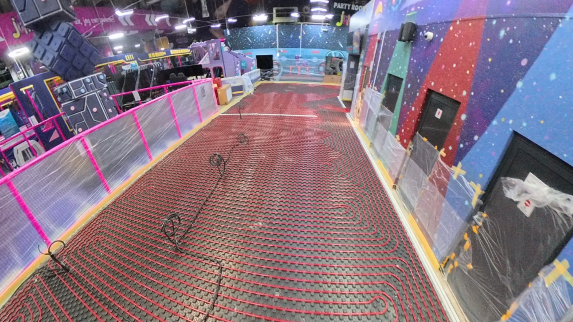 Încălzire în pardoseală - vedere generală