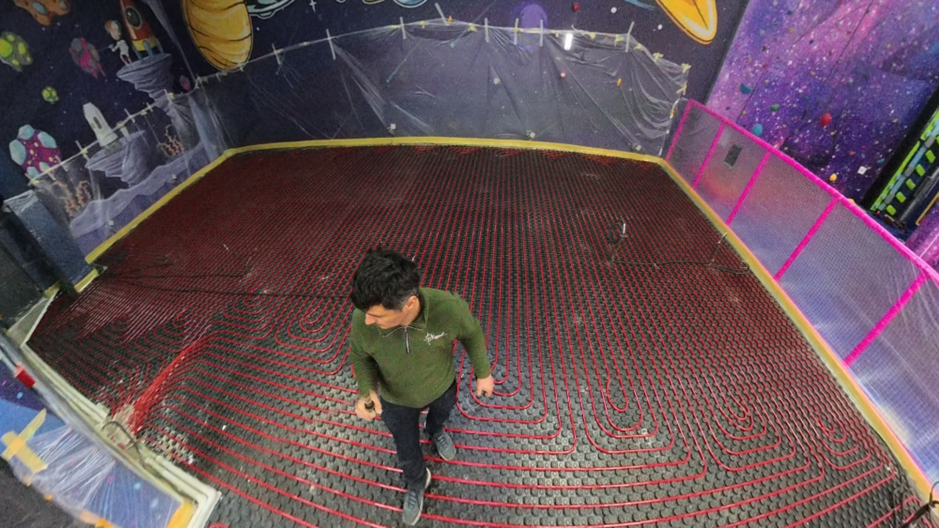 Încălzire în pardoseală - vedere generală