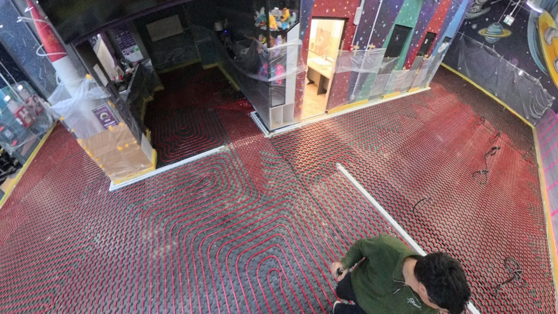 Încălzire în pardoseală - vedere generală