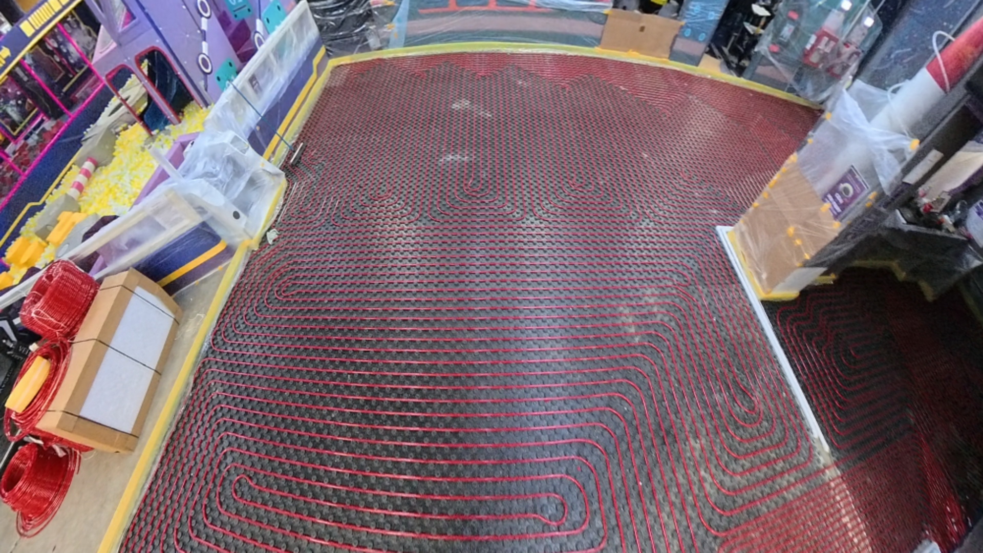 Încălzire în pardoseală - vedere generală