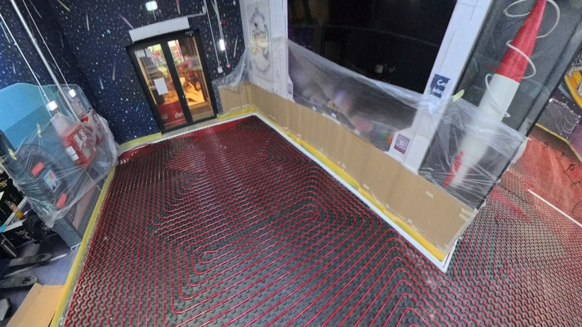 Încălzire în pardoseală - vedere generală