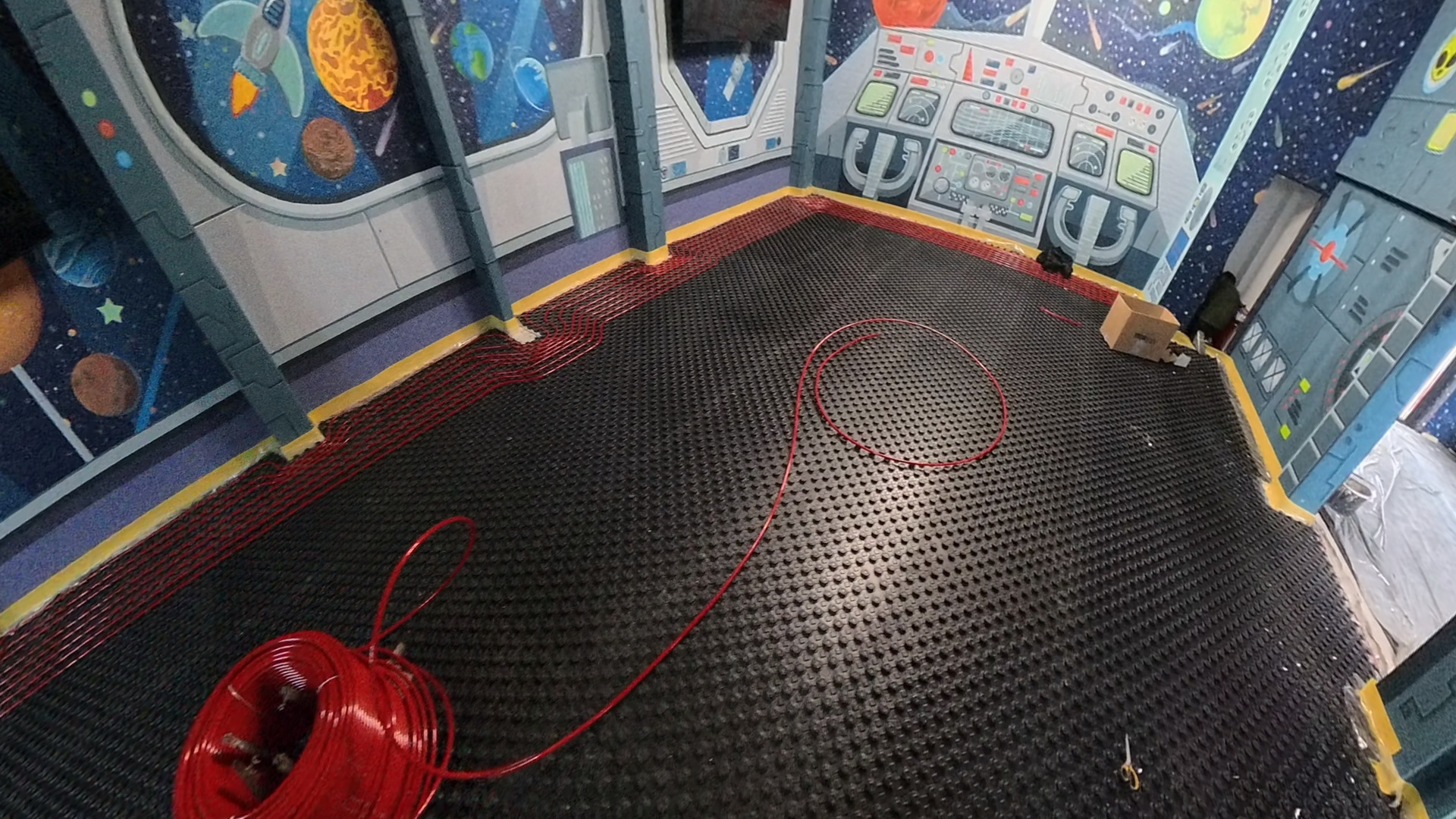 Încălzire în pardoseală - vedere generală