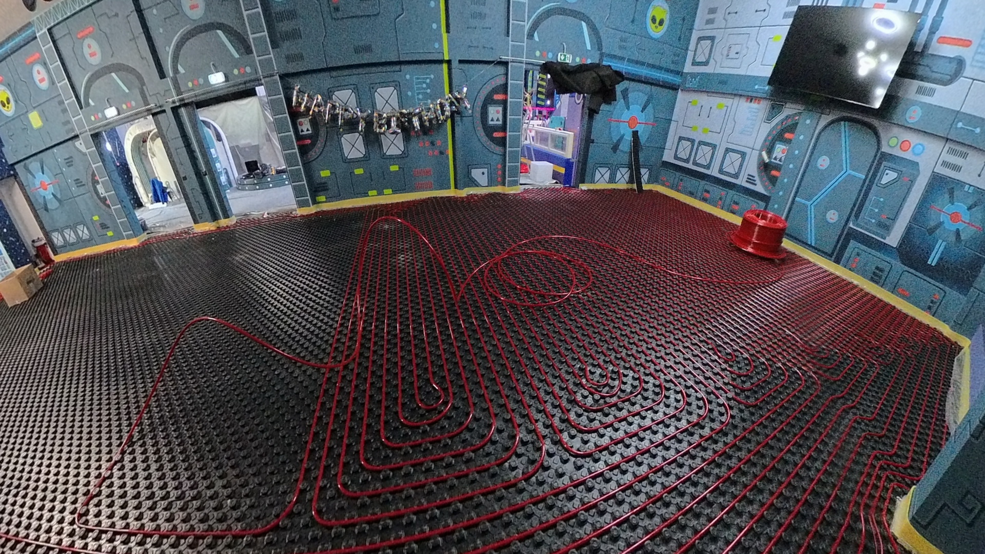 Încălzire în pardoseală - vedere generală