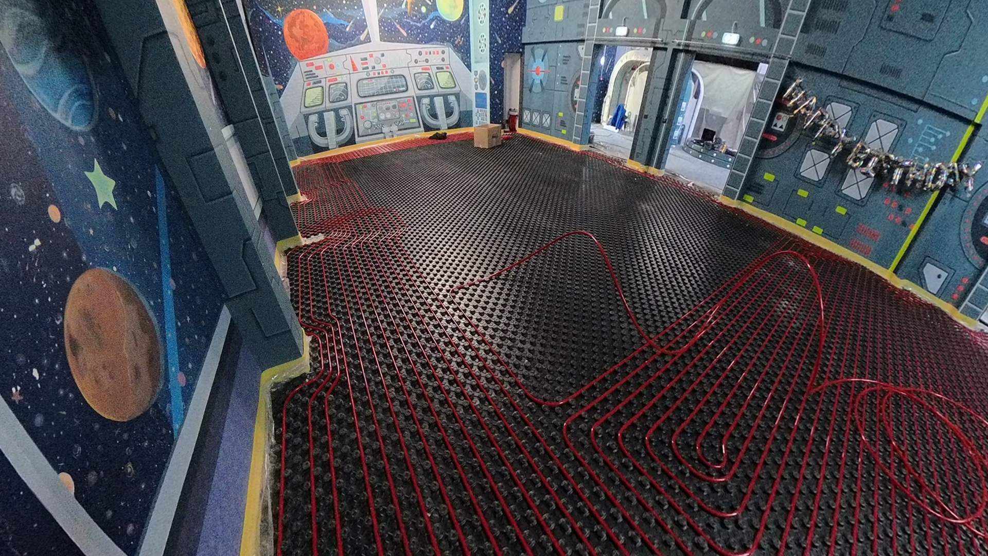 Încălzire în pardoseală - vedere generală