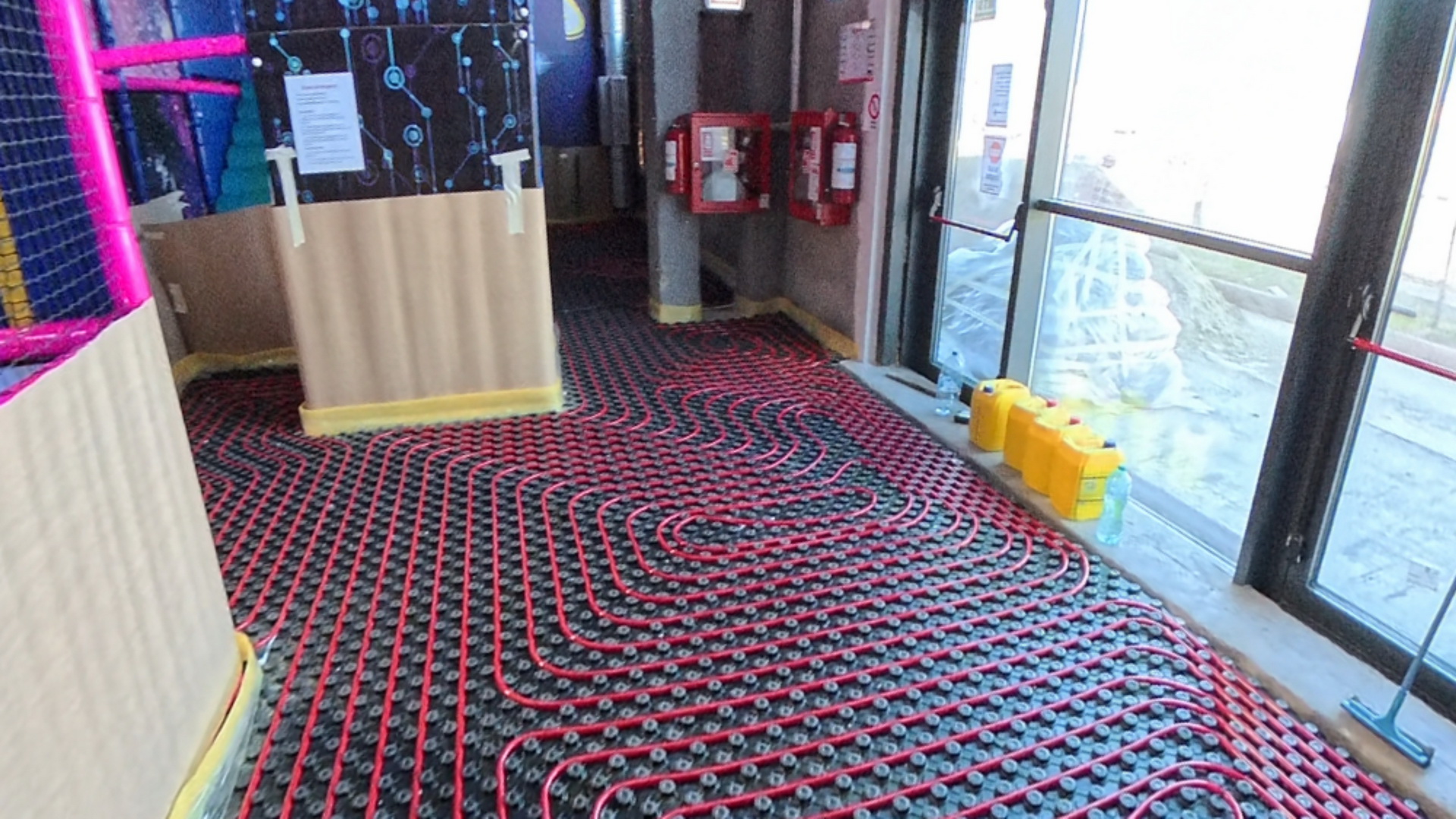 Încălzire în pardoseală - vedere generală