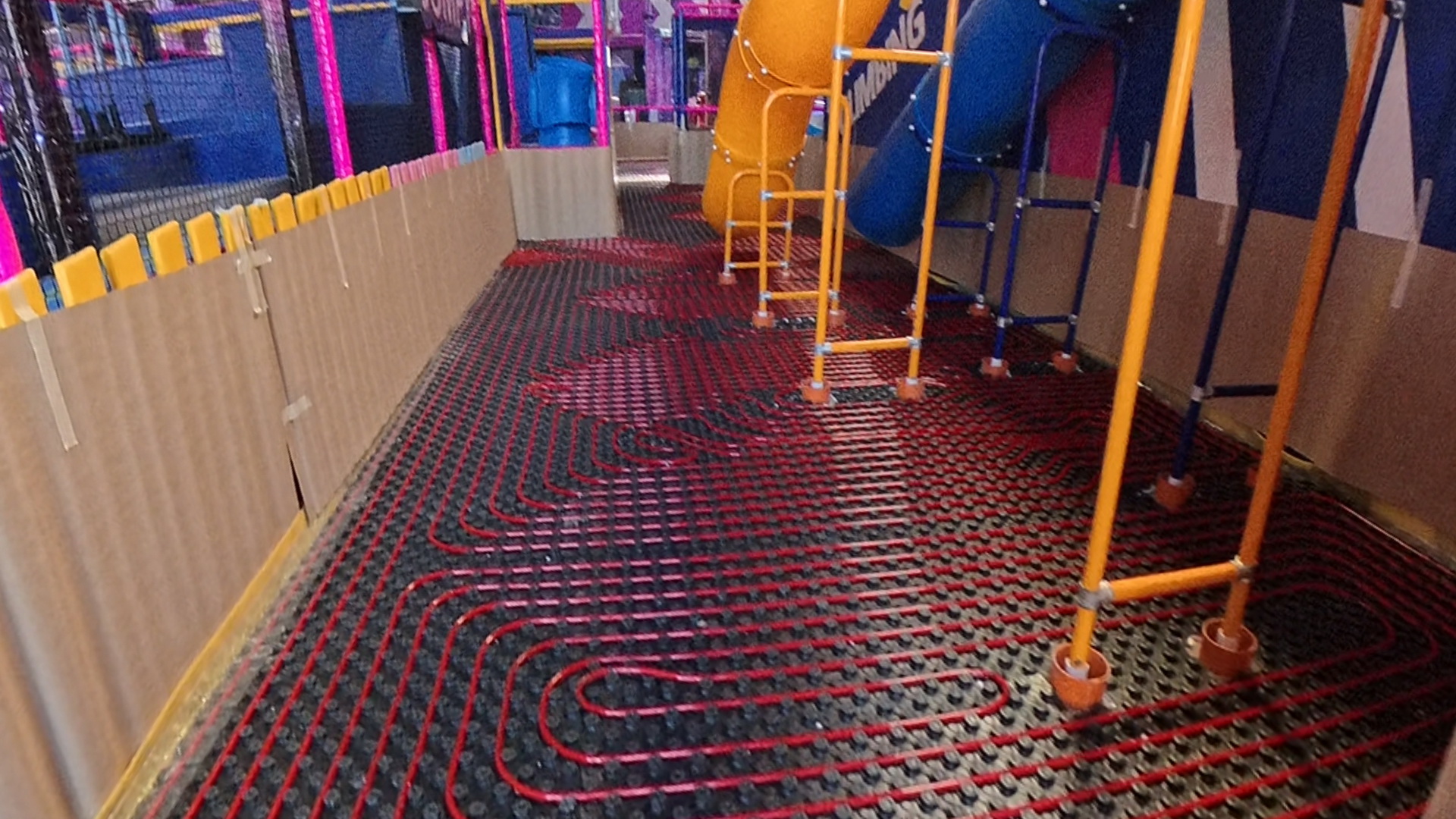 Încălzire în pardoseală - vedere generală